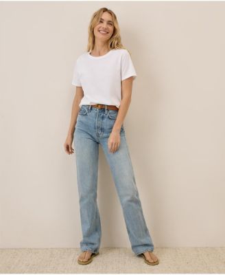 Women's Organic Cotton Luxe Stretch Jersey Tee