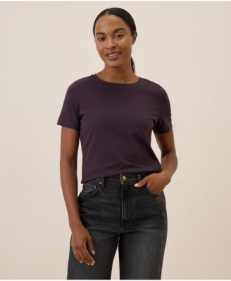 Women's Organic Cotton Luxe Stretch Jersey Tee