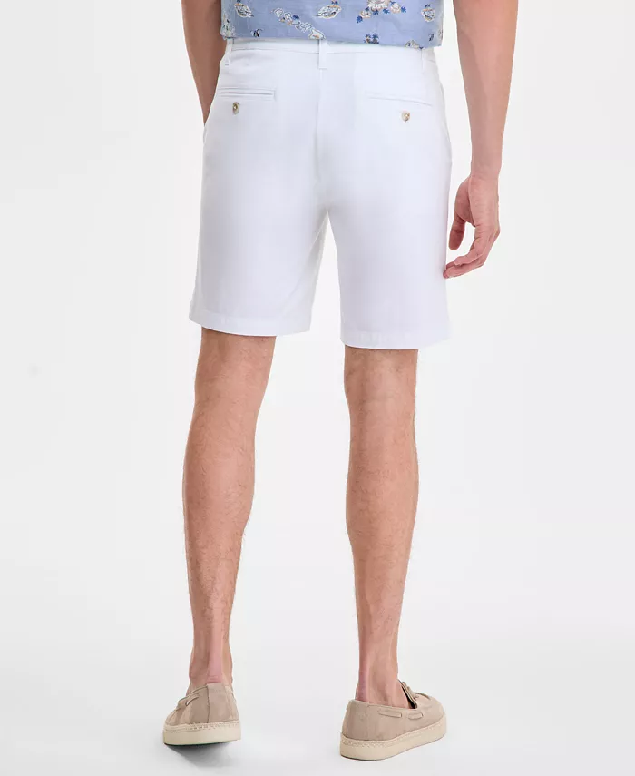 Men's Stretch Chino Flat-Front Deck Shorts, 8.5” Inseam - thumbnail 7