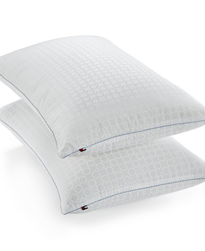 Tommy Hilfiger Home Corded Classic Down Alternative Pillows, Hypoallergenic SupraLoft™ Fiberfill