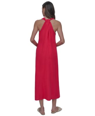 Women's V-Neck Racerback Swing Dress