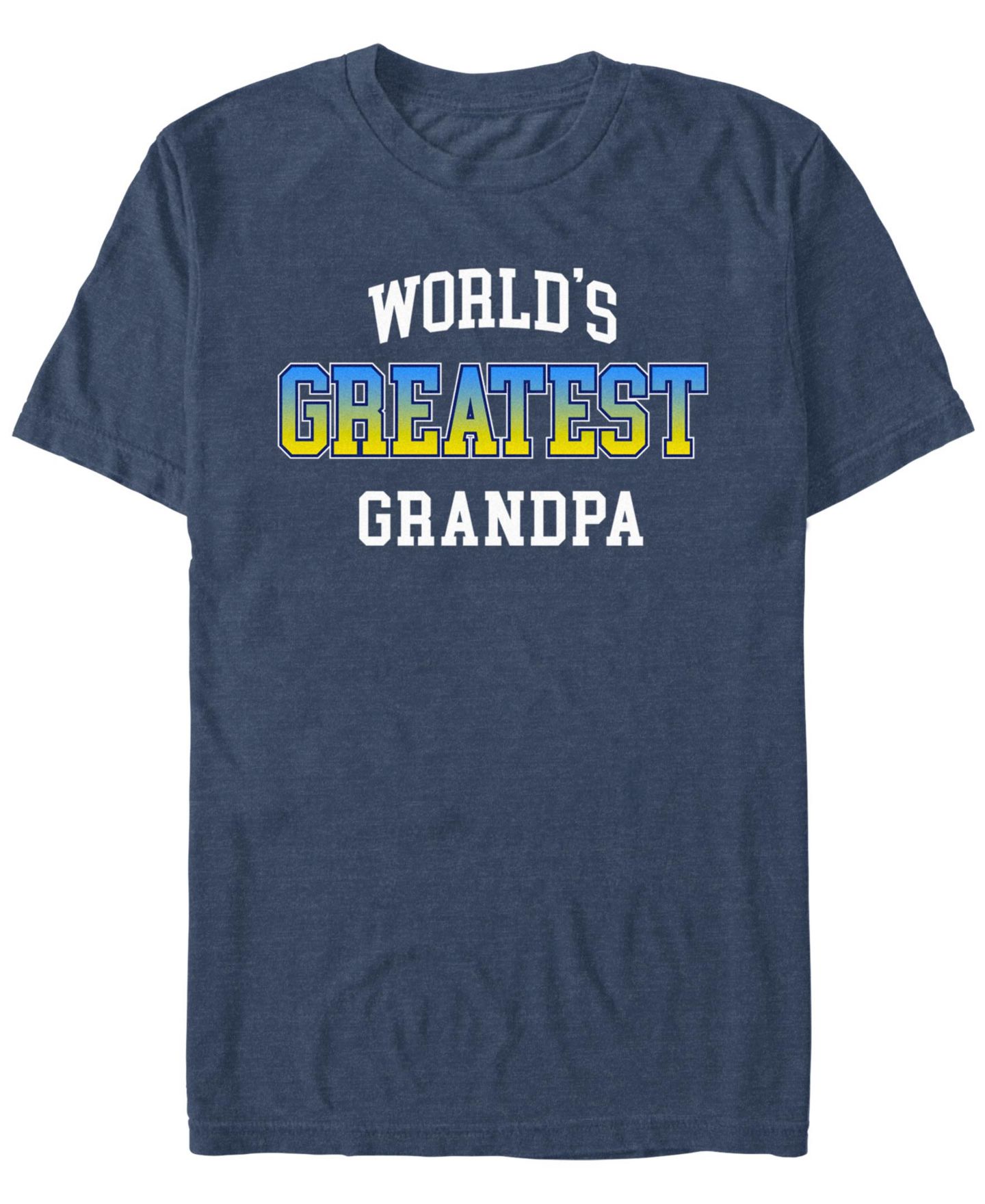 Мужская футболка Fifth Sun Greatest Grandpa Short Sleeve, цвет: Тёмно-синий меланжевый — фото 1