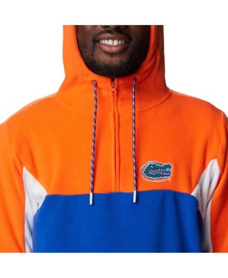Men's Royal Florida Gators Lodge Quarter-Zip Hoodie