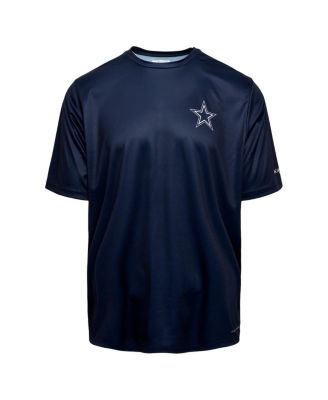 Men's Navy Dallas Cowboys Terminal Tackle Performance Fishing Omni-Shade T-Shirt