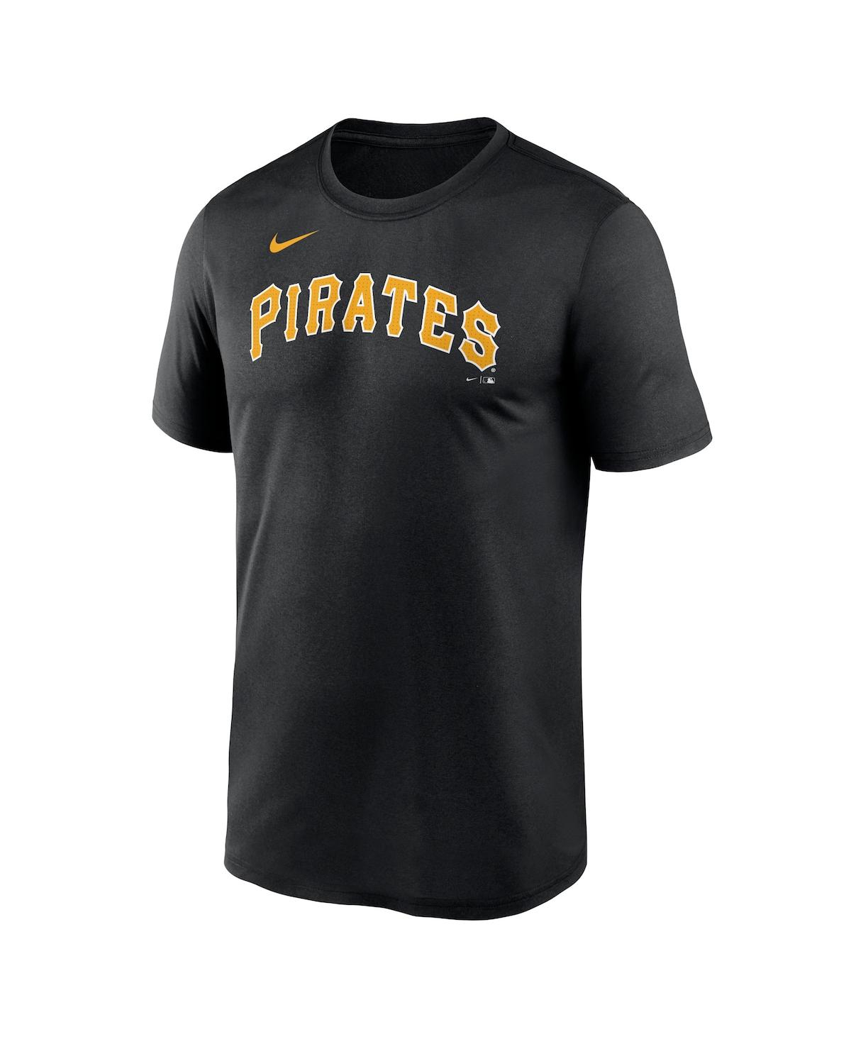 Nike Black Pittsburgh Pirates Legend Fuse Wordmark T-shirt In Black