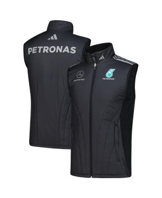 adidas - Men's Black Mercedes-AMG Petronas F1 Team Team Wear Mechanics Full-Zip Vest