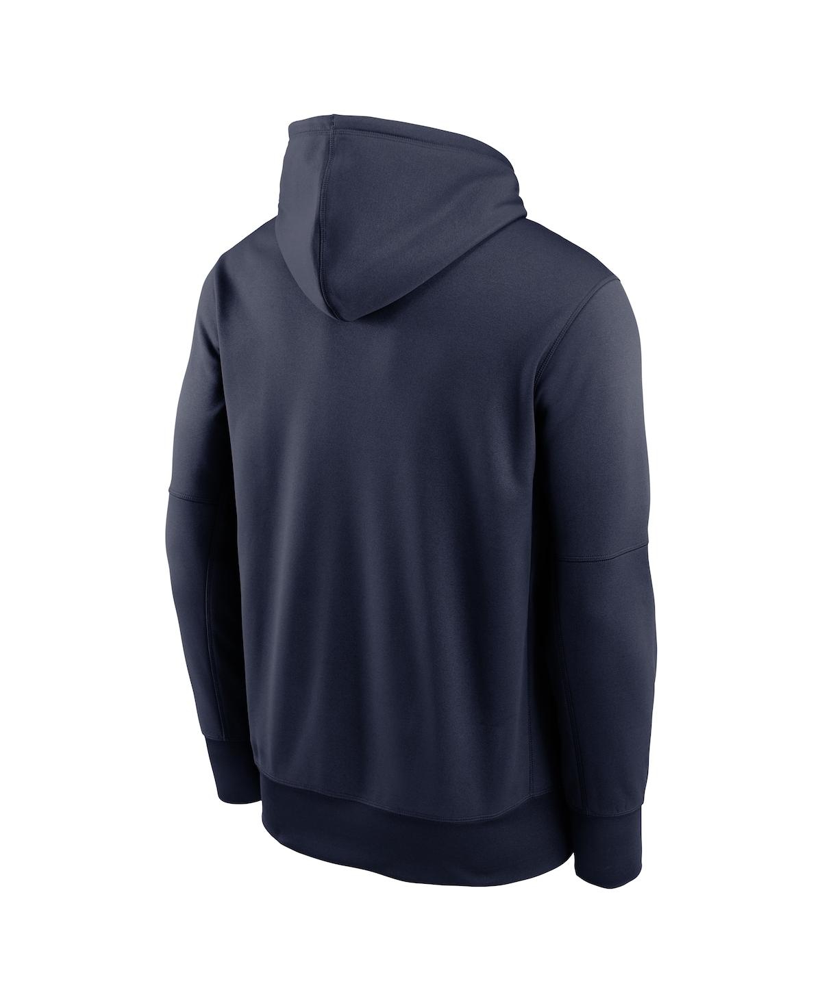 Jordan Men's Navy North Carolina Tar Heels Primetime Endzone Performance Pullover Hoodie In Navy