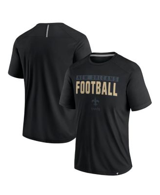 Fanatics - Men's Black New Orleans Saints Defender Blackout T-Shirt