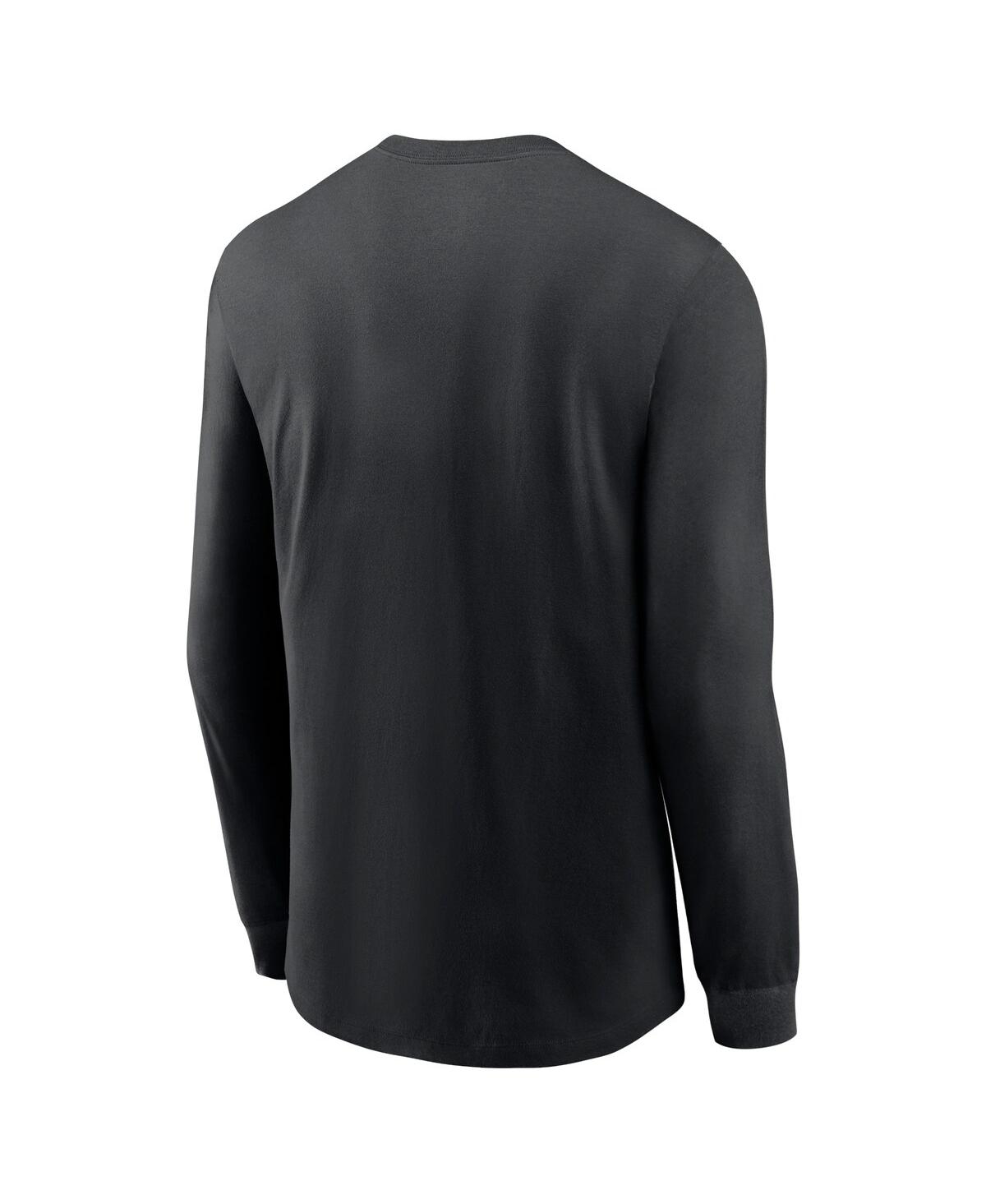 Nike Men's Black Pittsburgh Pirates Local Nickname Long Sleeve T-shirt In Black