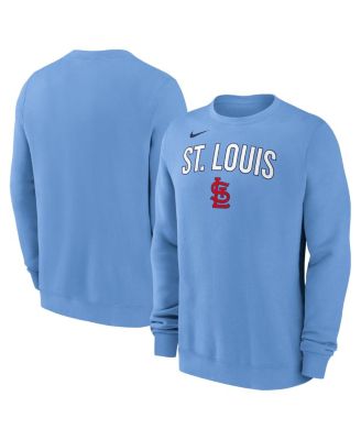 Nike - Men's Light Blue St. Louis Cardinals Pullover Sweatshirt