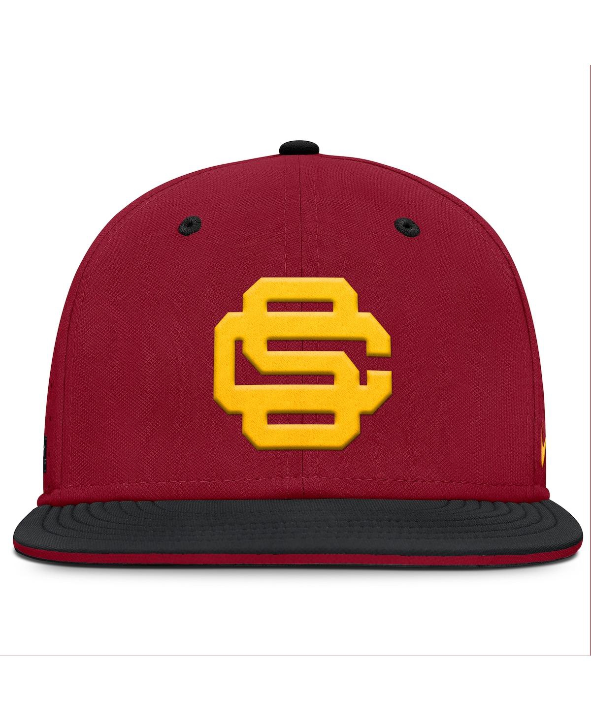 Nike Men's Cardinal Usc Trojans On-field Dugout True Performance Fitted Hat In Cardinal