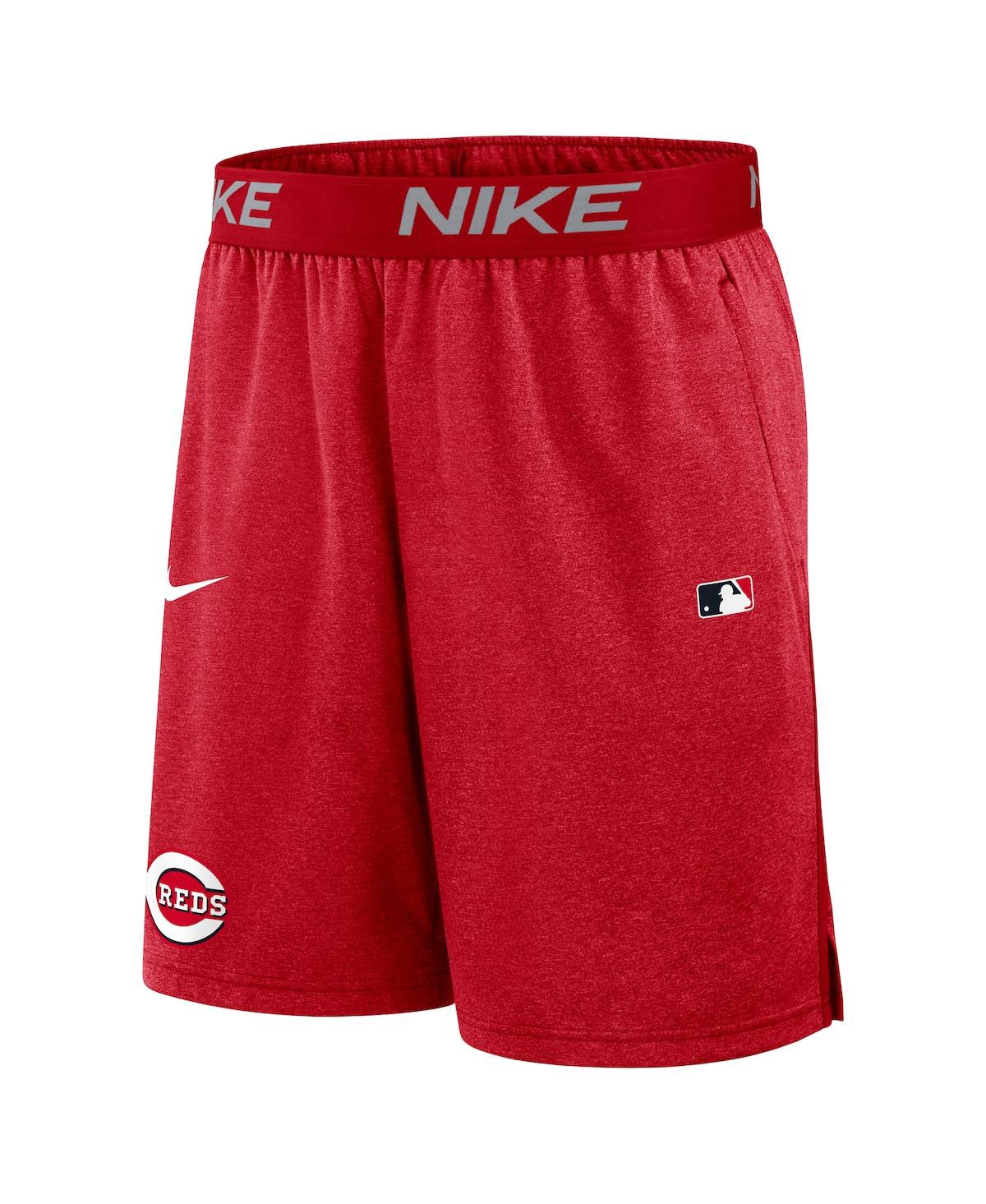 Nike Men's Red Cincinnati Reds Authentic Collection Performance Knit Shorts In Red