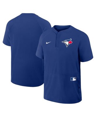 Nike - Men's Royal Toronto Blue Jays Authentic Collection Raglan Short Sleeve Windshirt
