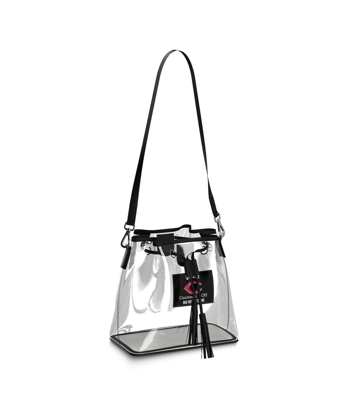 Cincinnati Reds Clear Stadium Bucket Purse