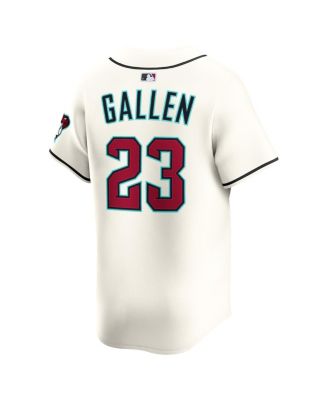 Men's Zac Gallen Cream Arizona Diamondbacks Alternate Limited Player Jersey