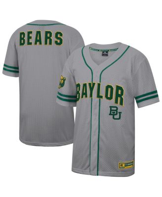 Colosseum - Men's Gray Baylor Bears Free Spirited Baseball Jersey