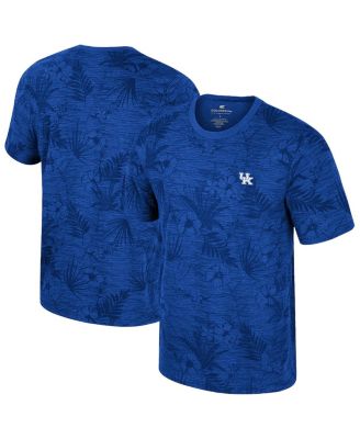 Colosseum - Men's Royal Kentucky Wildcats Floral Printed T-shirt