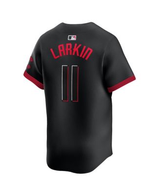 Men's Barry Larkin Black Cincinnati Reds City Connect Limited Player Jersey