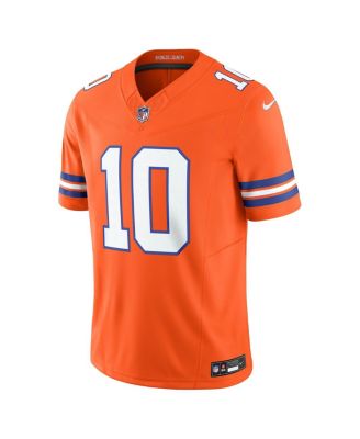 Men's Bo Nix Orange Denver Broncos Vapor F.U.S.E. Limited Jersey