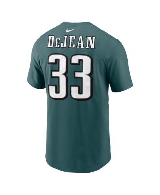 Men's Cooper DeJean Midnight Green Philadelphia Eagles Player Name Number T-Shirt