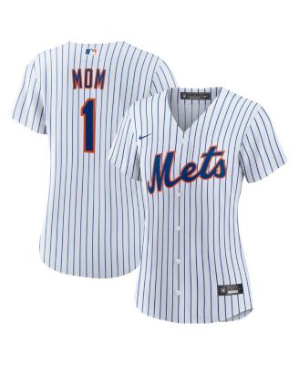 Nike - Women's White New York Mets 1 Mom Home Replica Jersey