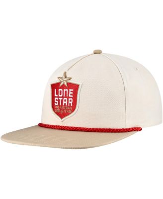 Men's Cream Lone Star Adjustable Golfer Hat