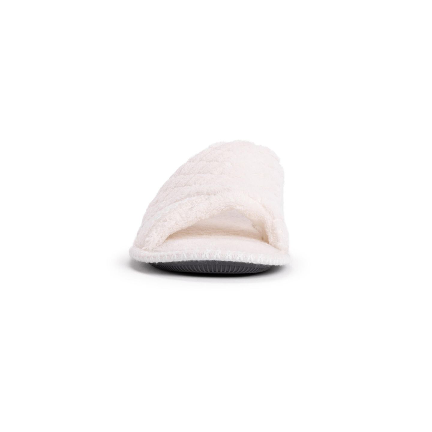 Женские тапочки MUK LUKS Sally Open Toe Scuff Slippers, цвет: Белый — фото 5