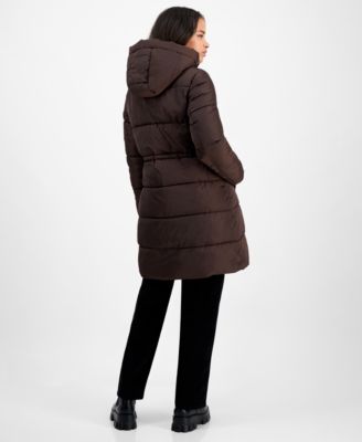 Women's Hooded Puffer Utility Coat