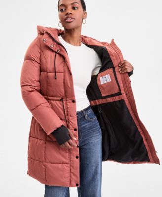 Women's Hooded Puffer Utility Coat