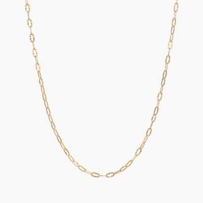 Sterling Silver 18k Gold Plated Celine Chain Necklace