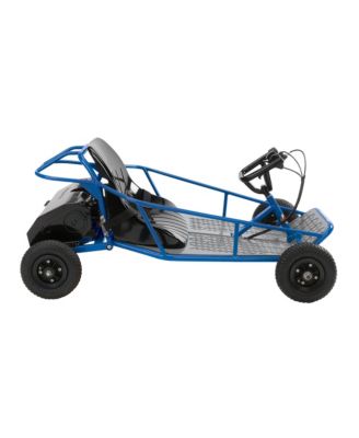 Vintage Single Rider Electric Kart Dune Buggy for Ages 8 and Up, Blue