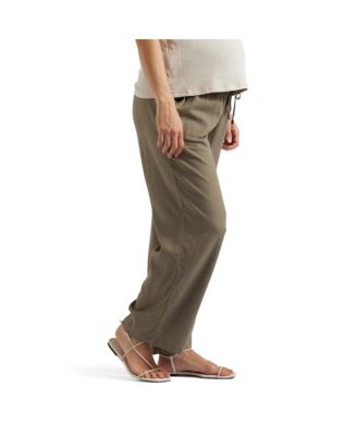 Maternity Ripe Indi Wide Leg Linen Pant
