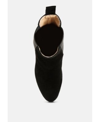 Gaven Womens Suede High Ankle Chelsea Boots