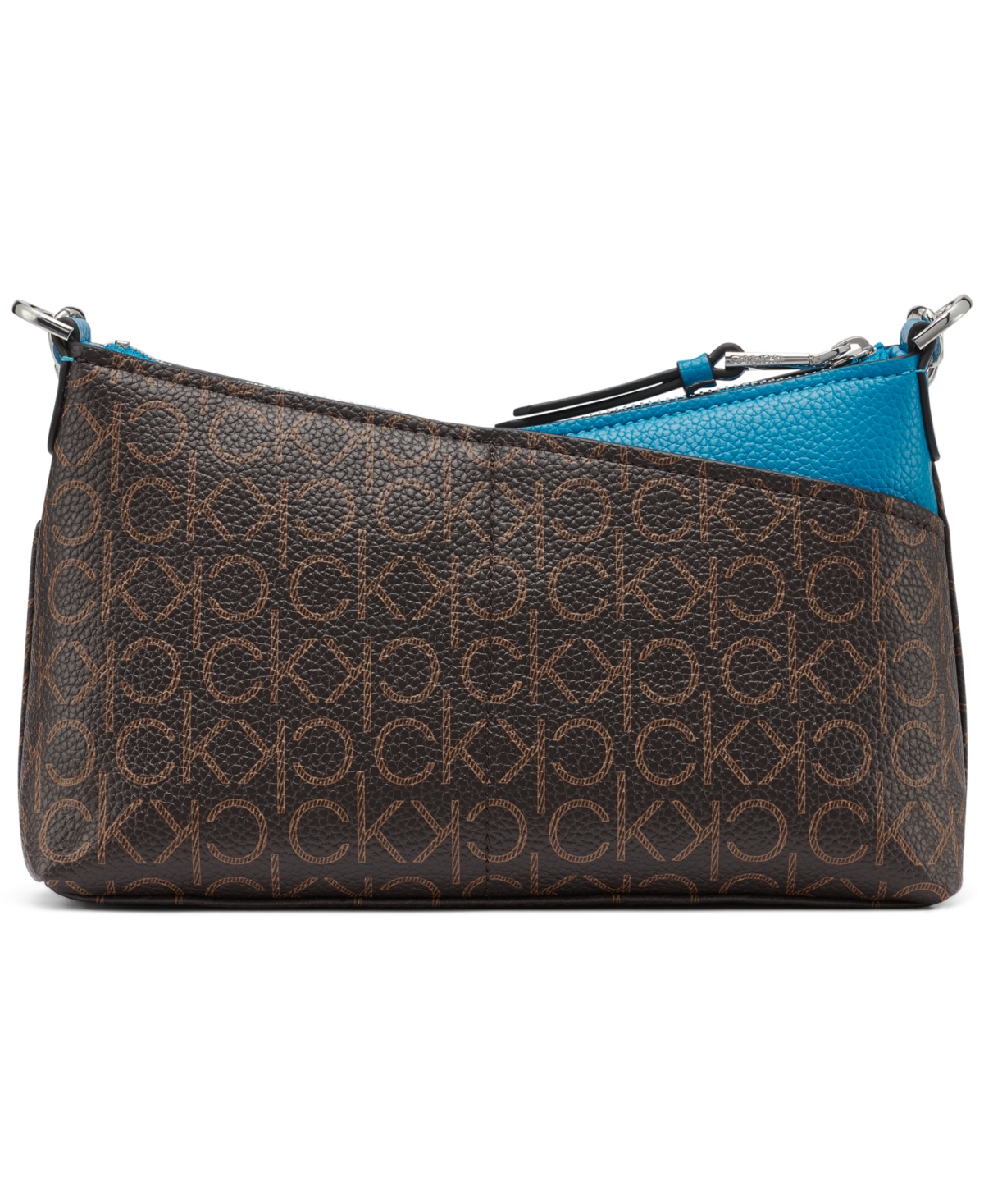 Calvin Klein Zoe Chain Mini Crossbody Bag In Corsica,brown Khaki,alm Taupe