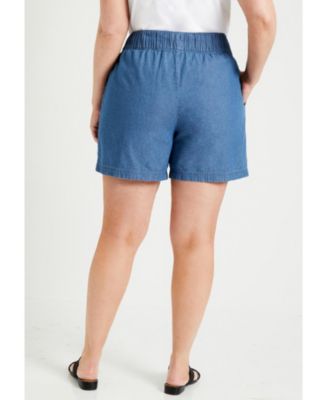June + Vie Women's June + Vie Denim Bermuda Shorts