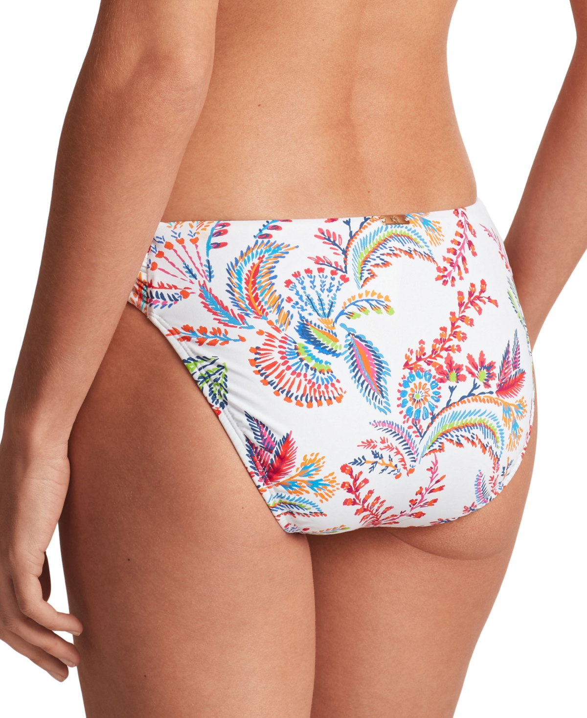 Shop Ralph Lauren Women's Twist-side Hipster Bikini Bottoms