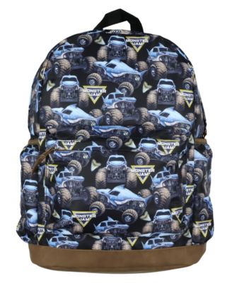 Backpack All-Over Print Megalodon Truck Design School Book Bag