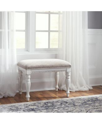 White Oak & Birch Veneers Accent Bench