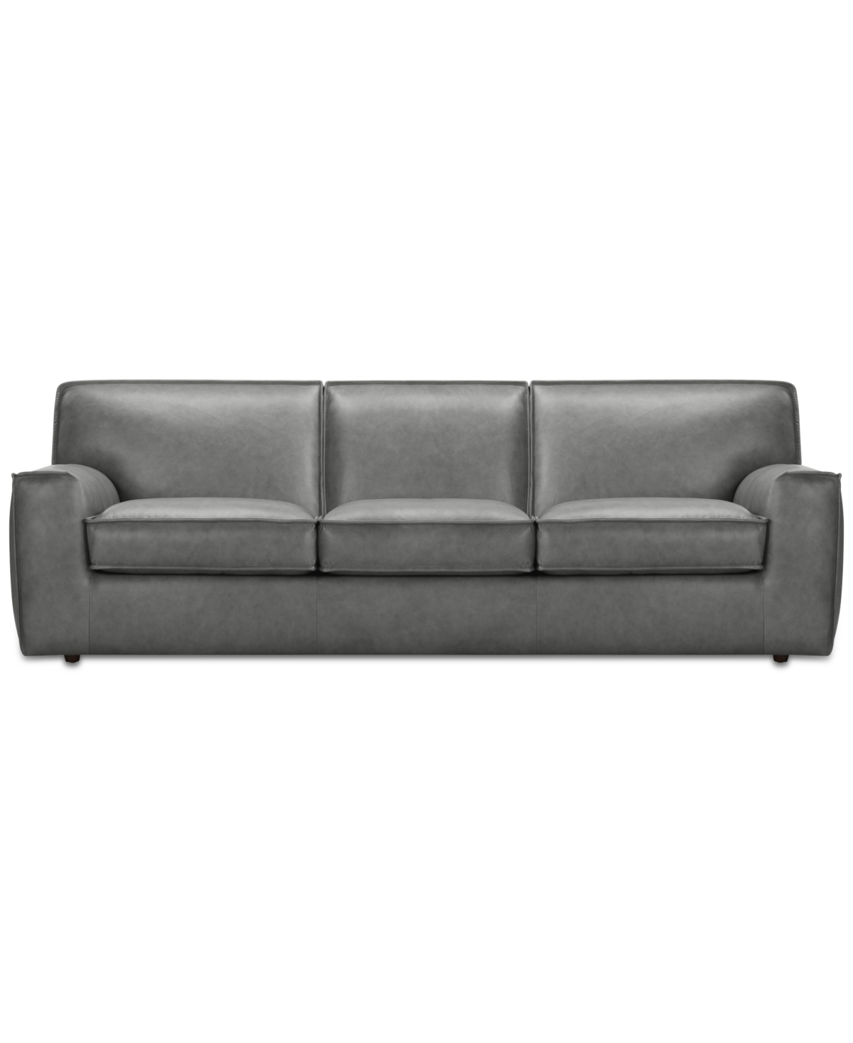 Macy's Glympton 98" Leather Sofa, Exclusively At