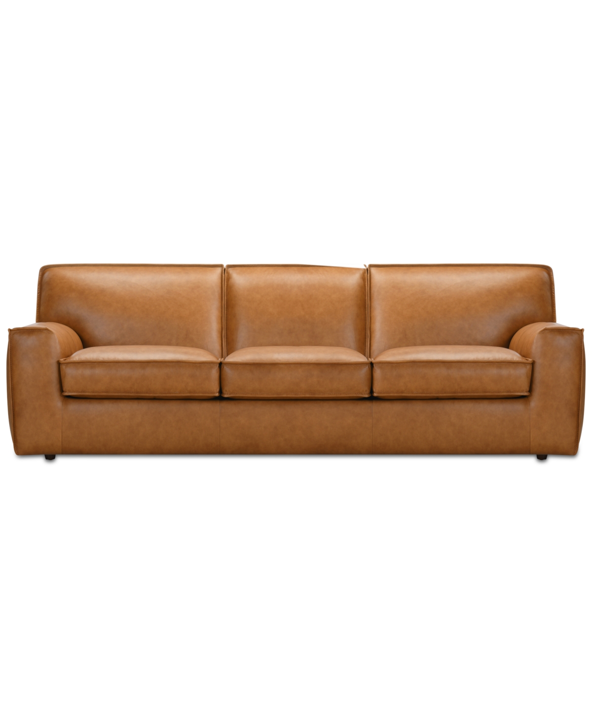 Macy's Glympton 98" Leather Sofa, Exclusively At