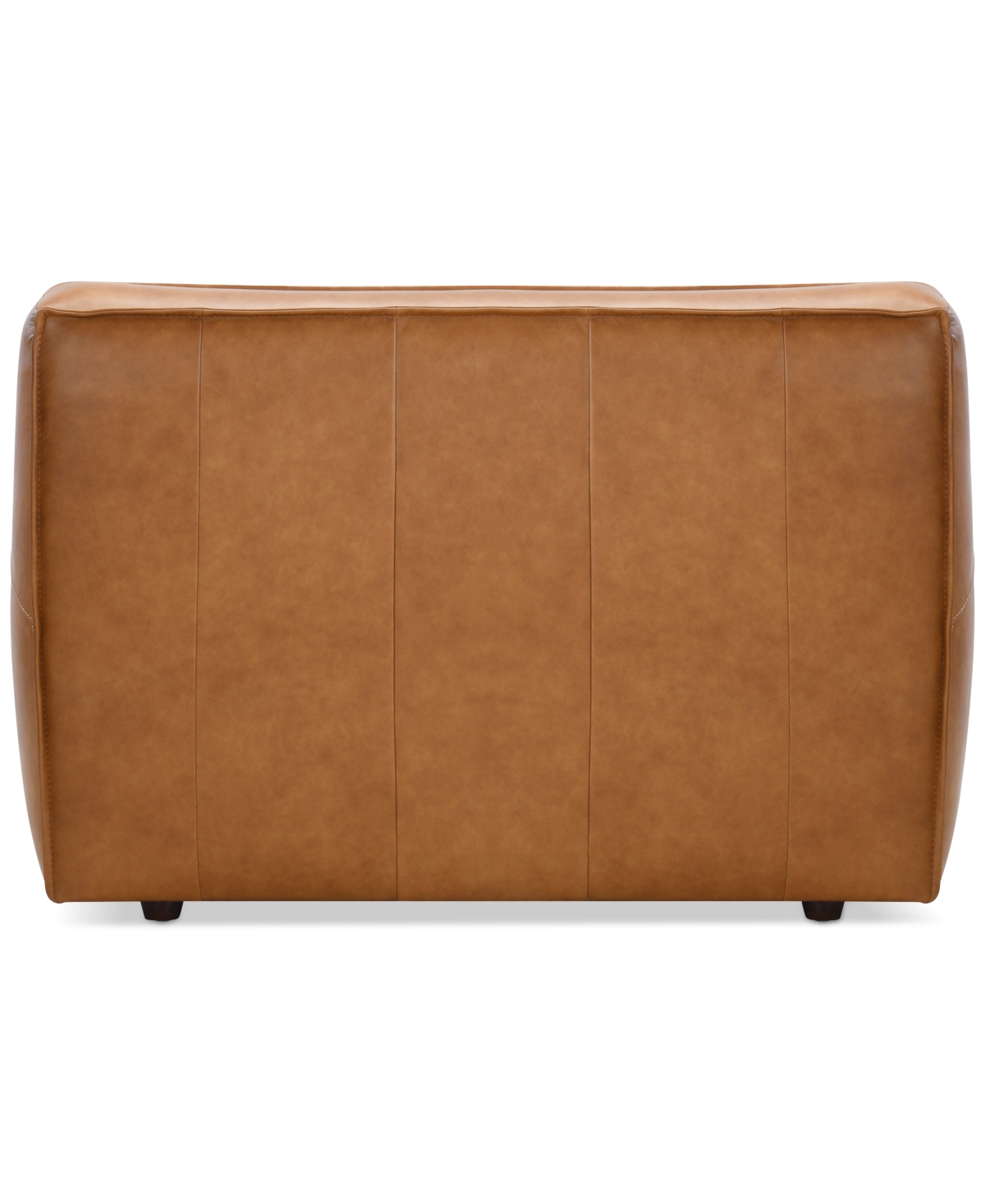 Macy's Glympton 53" Leather Arm Chair, Exclusively At