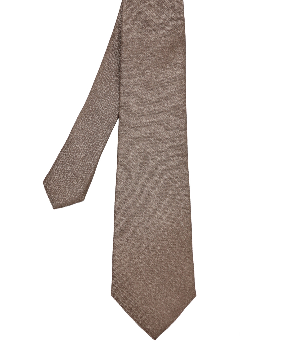 Men's Solid Silk Tie - Sand