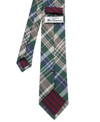 Men's Plaid Silk Tie