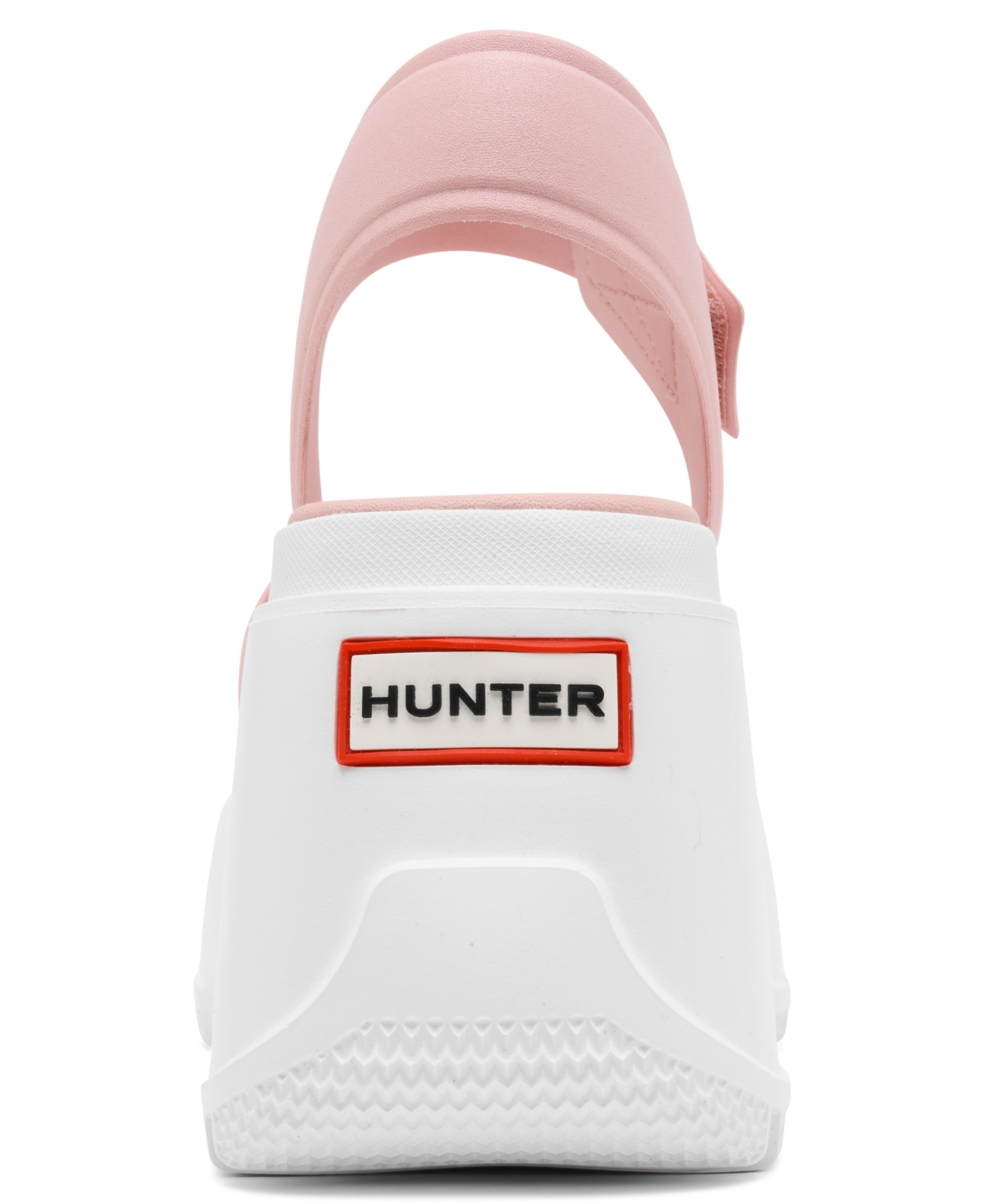 Hunter Women's Abel Square Toe Wedge Casual Sandals From Finish Line In Light Pink