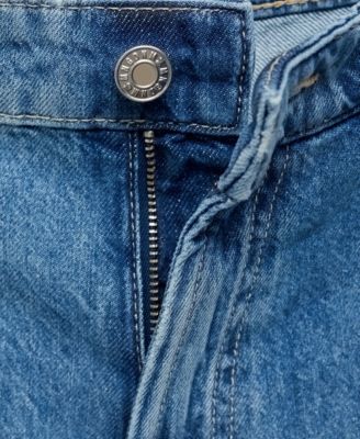 MANGO Women's Bermuda Wide Leg Shorts