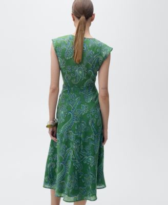 Women's Paisley Ramie Dress