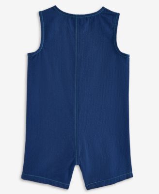 Baby Boys Turtle Pocket Cotton Sunsuit, Exclusively at Macy's
