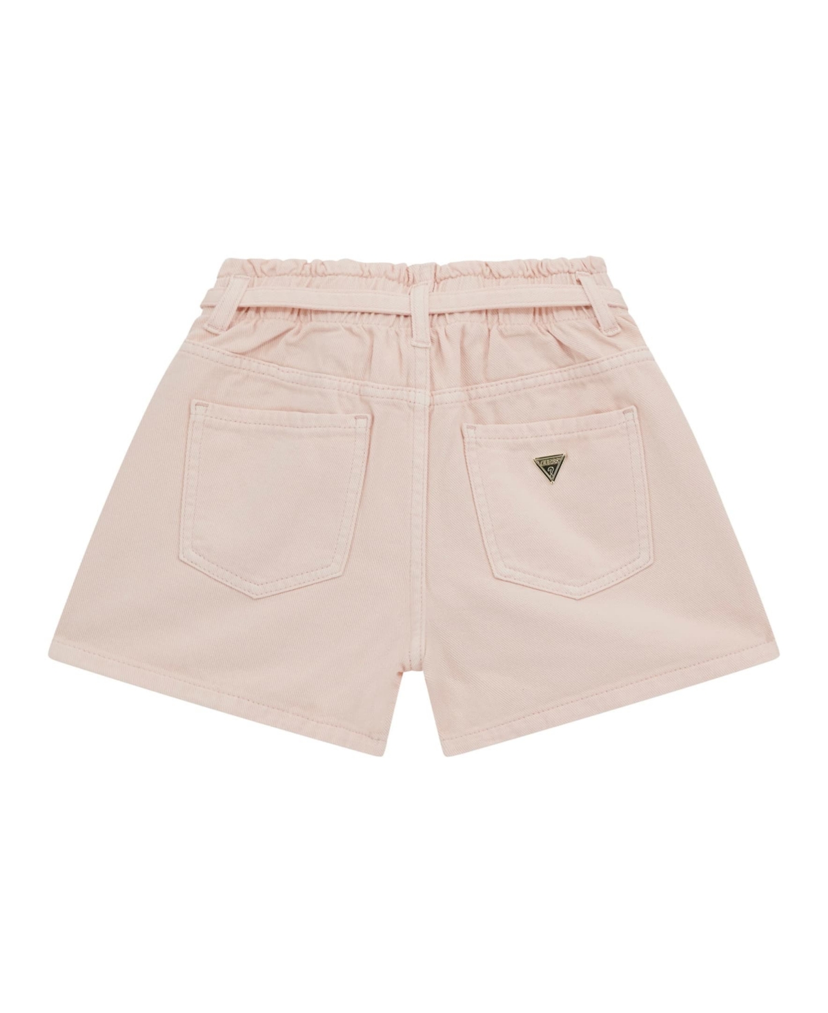 Shop Guess Big Girl Bull Denim Shorts In Pink