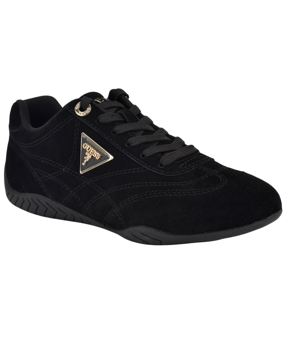 Guess Women's Gabiey Low Profile Suede Lace-up Sneakers
