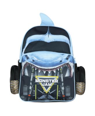 Backpack Megalodon Predator Truck Grill 3D Character School Book Bag
